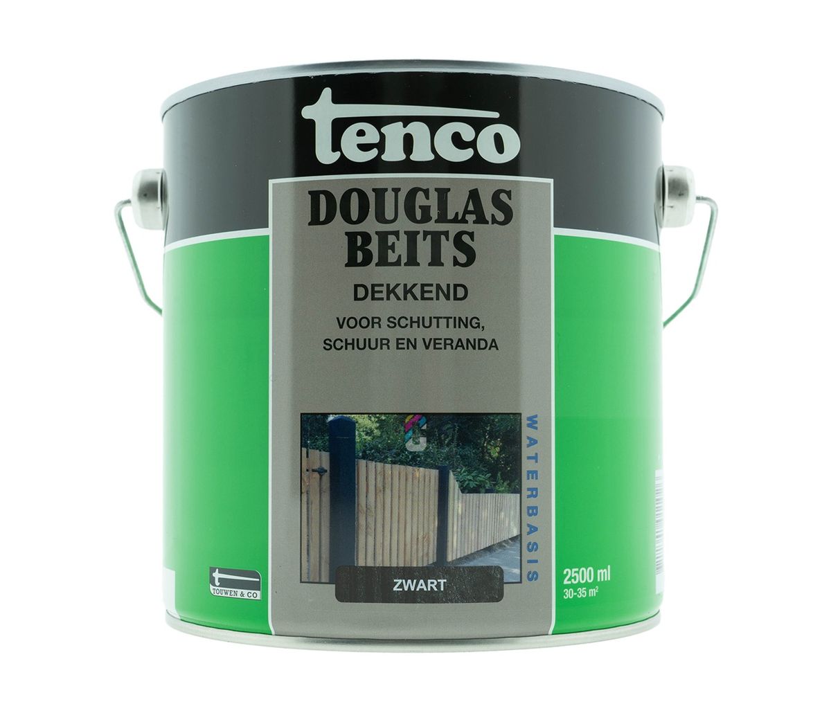Douglas beits zwart dekkend 2,5L